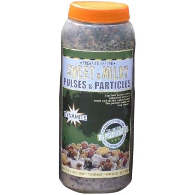 Зерновий корм Dynamite Baits Frenzied Pulse Sweet & Milky PartyMix 2.5L - DY1286 Зерновий корм Dynamite Baits Frenzied Pulse Sweet & Milky PartyMix 2.5L - DY1286