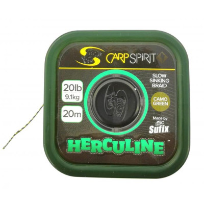 Повідковий матеріал HERCULINE BRAID 20M,11.3KG/25LB/CAMO GREEN