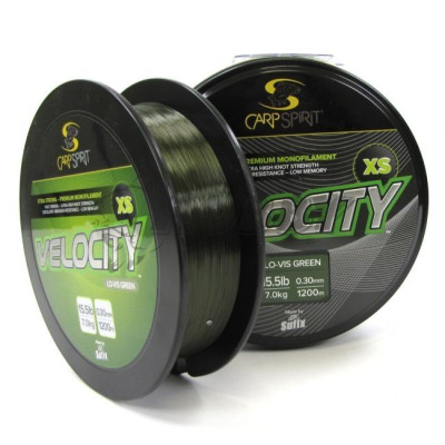 Жилка коропова Velocity XS (Xtra - Strong) 1200M, 0.30MM/7KG/15.5LB/LO-VIS GREEN Жилка коропова Velocity XS (Xtra - Strong) 1200M, 0.30MM/7KG/15.5LB/LO-VIS GREEN