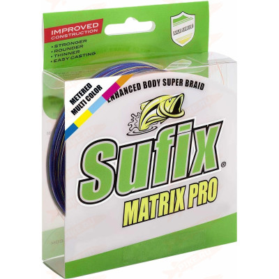 Шнур Matrix Pro 250m, 0.12mm/8.1KG/PE0.6/18LB/multi Шнур Matrix Pro 250m, 0.12mm/8.1KG/PE0.6/18LB/multi