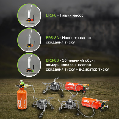 Мультипаливний пальник BRS-8A Мультипаливний пальник BRS-8A