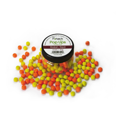 Puhach Baits Pop Ups 6 mm Multicolor - Robin Red Puhach Baits Pop Ups 6 mm Multicolor - Robin Red