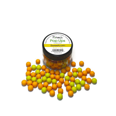 Puhach Baits Pop Ups 8 mm Multicolor - Sweetcorn (Кукурудза) Puhach Baits Pop Ups 8 mm Multicolor - Sweetcorn (Кукурудза)