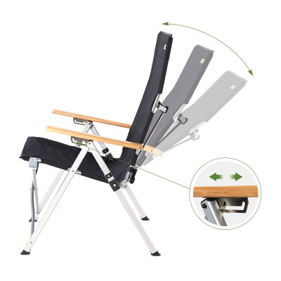 Крісло складане Naturehike NH17T003-Y, алюміній, бежевий
