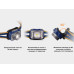 Ліхтар налобний Fenix HL40R Cree XP-LHIV2 LED синій