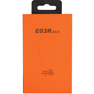 Ліхтар наключний Fenix E03R V2.0, червоний