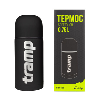 Термос TRAMP Soft Touch 0,75 л UTRC-108 black Термос TRAMP Soft Touch 0,75 л UTRC-108 black