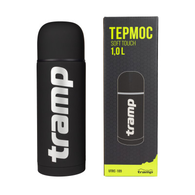 Термос TRAMP Soft Touch 1 л UTRC-109 black Термос TRAMP Soft Touch 1 л UTRC-109 black