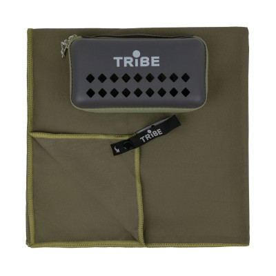 Рушник з мікрофібри Tribe Pocket Towel 50х100 см T-LC-0001-M, army-green Рушник з мікрофібри Tribe Pocket Towel 50х100 см T-LC-0001-M, army-green