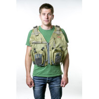 Жилет Tramp Angler рибальський розвантажувальний, олива, Зелений L/XL Жилет Tramp Angler рибальський розвантажувальний, олива, Зелений L/XL