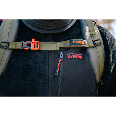 Куртка флісова Tramp Салаір чоловіча чорна, L