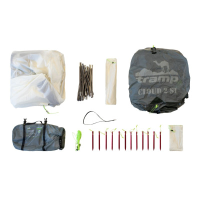 Намет Tramp Cloud 2 Si світло-сірий Намет Tramp Cloud 2 Si світло-сірий