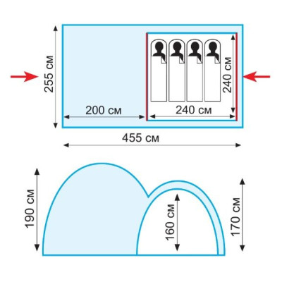 Намет Tramp Sphinx 4 (v2)