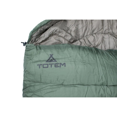Спальний мішок Totem Fisherman XXL ковдра з капюшоном оливковий, Правий Спальний мішок Totem Fisherman XXL ковдра з капюшоном оливковий, Правий