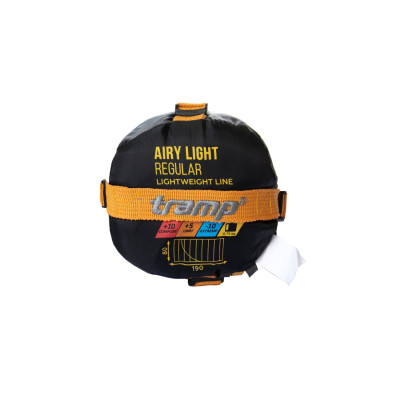 Спальний мішок Tramp Airy Light ковдра жовтий/сірий 190/80, Лівий Спальний мішок Tramp Airy Light ковдра жовтий/сірий 190/80, Лівий