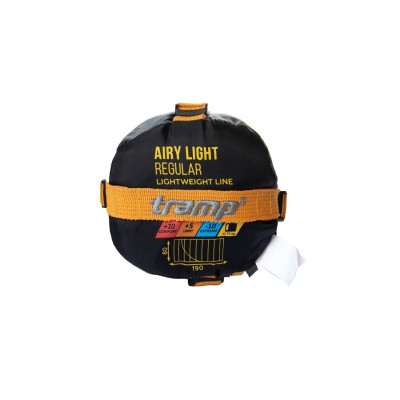 Спальний мішок Tramp Airy Light ковдра жовтий/сірий 190/80, Лівий Спальний мішок Tramp Airy Light ковдра жовтий/сірий 190/80, Лівий