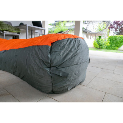 Спальний мішок Tramp Fjord Compact кокон помаранч/сірий 200/80-50, Лівий Спальний мішок Tramp Fjord Compact кокон помаранч/сірий 200/80-50, Лівий