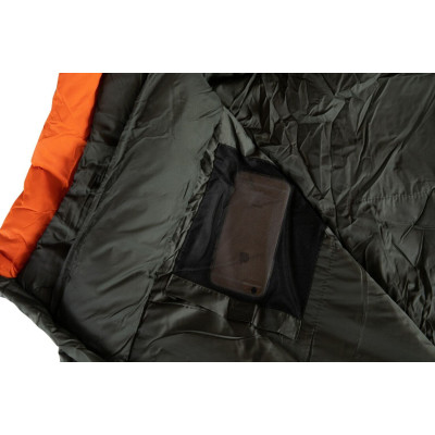 Спальний мішок Tramp Fjord Compact кокон помаранч/сірий 200/80-50, Правий Спальний мішок Tramp Fjord Compact кокон помаранч/сірий 200/80-50, Правий