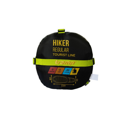 Спальний мішок Tramp Hiker Regular кокон оливковий/сірий 220/80-55, Правий Спальний мішок Tramp Hiker Regular кокон оливковий/сірий 220/80-55, Правий