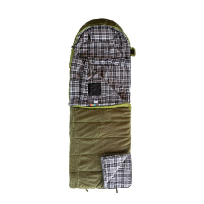 Спальний мішок Tramp Kingwood Long ковдра темно-оливковий/сірий 230/100, Правий Спальний мішок Tramp Kingwood Long ковдра темно-оливковий/сірий 230/100, Правий