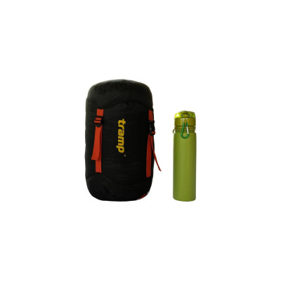 Спальний мішок Tramp Oimyakon Compact кокон помаранч/сірий 200/80-50, Правий Спальний мішок Tramp Oimyakon Compact кокон помаранч/сірий 200/80-50, Правий