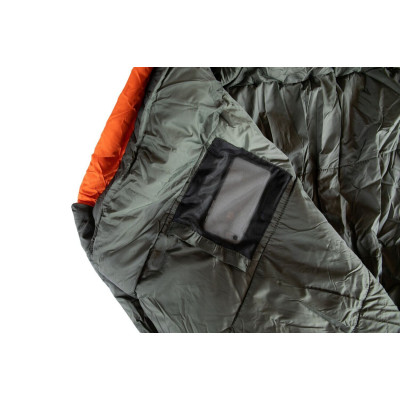 Спальний мішок Tramp Oimyakon Regular кокон помаранч/сірий 225/80-55, Правий