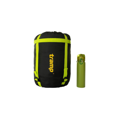 Спальний мішок Tramp Rover Long кокон оливковий/сірий 230/90-55, Правий