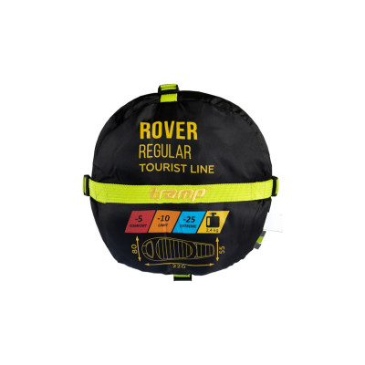 Спальний мішок Tramp Rover Regular кокон оливковий/сірий 220/80-55, Лівий Спальний мішок Tramp Rover Regular кокон оливковий/сірий 220/80-55, Лівий