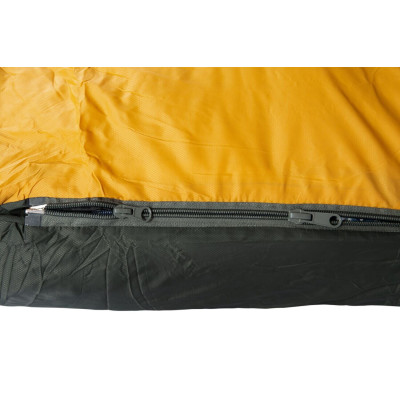 Спальний мішок Tramp Windy Light кокон жовтий/сірий 220/80-55, Лівий Спальний мішок Tramp Windy Light кокон жовтий/сірий 220/80-55, Лівий