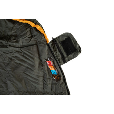 Спальний мішок Tramp Windy Light кокон жовтий/сірий 220/80-55, Правий Спальний мішок Tramp Windy Light кокон жовтий/сірий 220/80-55, Правий