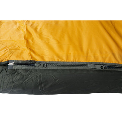 Спальний мішок Tramp Windy Light кокон жовтий/сірий 220/80-55, Правий Спальний мішок Tramp Windy Light кокон жовтий/сірий 220/80-55, Правий