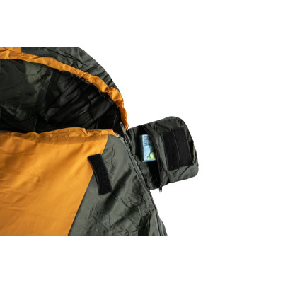 Спальний мішок Tramp Windy Light кокон жовтий/сірий 220/80-55, Правий Спальний мішок Tramp Windy Light кокон жовтий/сірий 220/80-55, Правий
