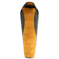 Спальний мішок Tramp Windy Light кокон жовтий/сірий 220/80-55, Правий
