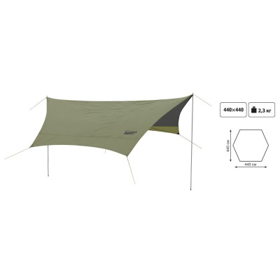Тент зі стійками Tramp Lite Tent green Тент зі стійками Tramp Lite Tent green