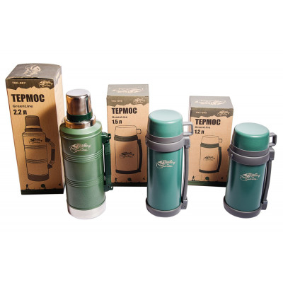 Термос TRAMP Greenline 1.2 л, Зелений Термос TRAMP Greenline 1.2 л, Зелений