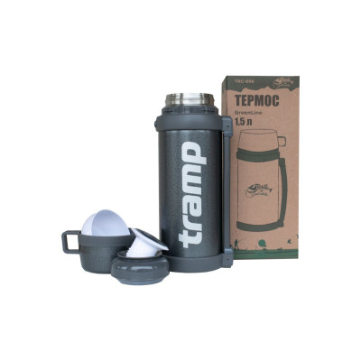 Термос TRAMP Greenline 1.5 л, Сірий