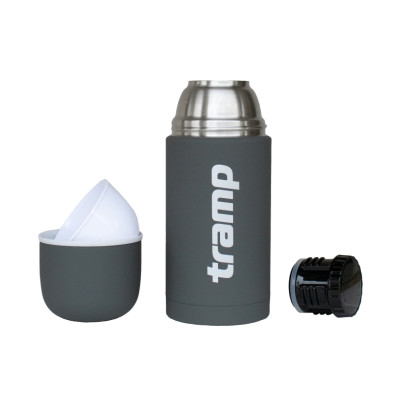 Термос TRAMP Soft Touch 0,75 л, Сірий