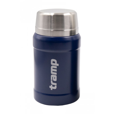 Термос TRAMP з широким горлом 800 мл в чохлі, Синій Термос TRAMP з широким горлом 800 мл в чохлі, Синій